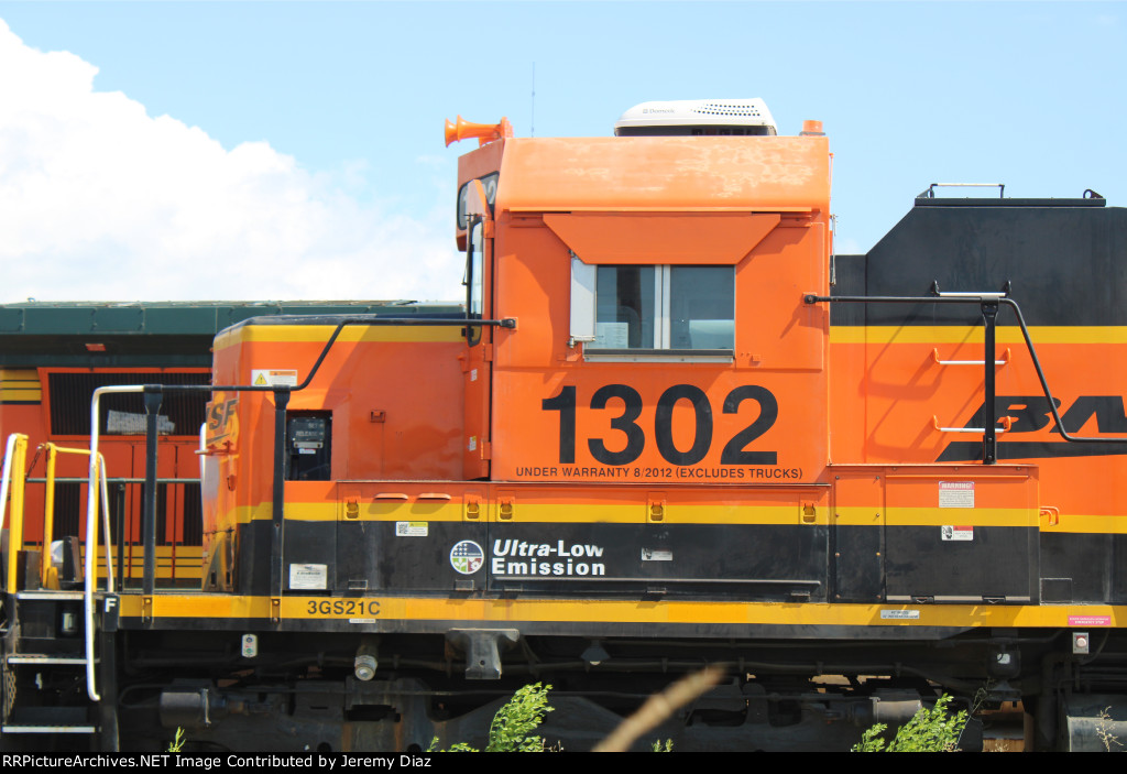 BNSF 1302 cab